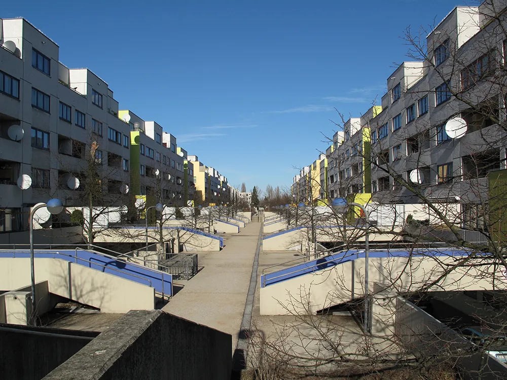 ein Bild der High Deck Siedlung